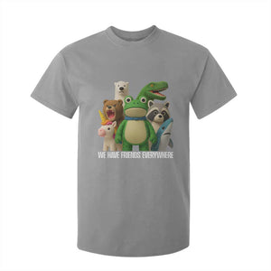 United Mascots Protest T Shirt For Kid We Have Friends Everywhere TS02 Sport Gray Print Your Wear
