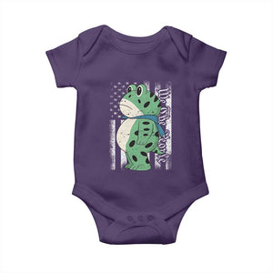 We The People Portland Frog Baby Onesie Patriotic Protest American Flag TS02 Purple Print Your Wear