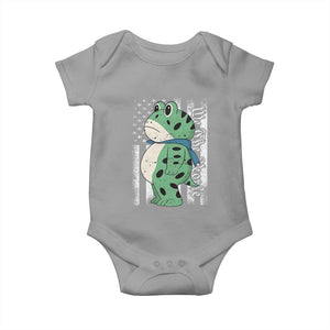 We The People Portland Frog Baby Onesie Patriotic Protest American Flag TS02 Sport Gray Print Your Wear