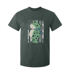 We The People Portland Frog T Shirt For Kid Patriotic Protest American Flag TS02 Dark Forest Green Print Your Wear
