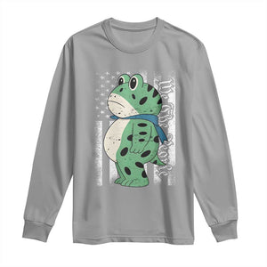 We The People Portland Frog Long Sleeve Shirt Patriotic Protest American Flag TS02 Sport Gray Print Your Wear