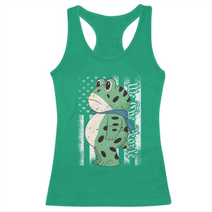 We The People Portland Frog Racerback Tank Top Patriotic Protest American Flag TS02 Irish Green Print Your Wear