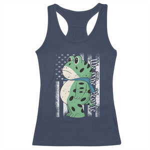 We The People Portland Frog Racerback Tank Top Patriotic Protest American Flag TS02 Navy Print Your Wear
