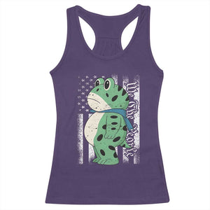 We The People Portland Frog Racerback Tank Top Patriotic Protest American Flag TS02 Purple Print Your Wear