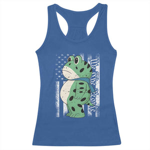 We The People Portland Frog Racerback Tank Top Patriotic Protest American Flag TS02 Royal Blue Print Your Wear