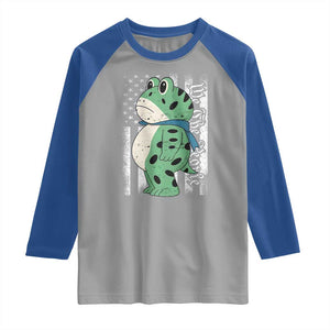 We The People Portland Frog Raglan Shirt Patriotic Protest American Flag TS02 Sport Gray Royal Print Your Wear