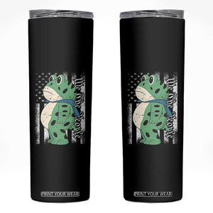 We The People Portland Frog Skinny Tumbler Patriotic Protest American Flag TS02 Black Print Your Wear