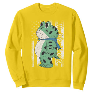 We The People Portland Frog Sweatshirt Patriotic Protest American Flag TS02 Daisy Print Your Wear