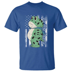 We The People Portland Frog T Shirt Patriotic Protest American Flag TS02 Royal Blue Print Your Wear