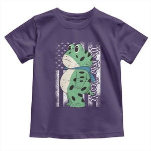 We The People Portland Frog Toddler T Shirt Patriotic Protest American Flag TS02 Purple Print Your Wear