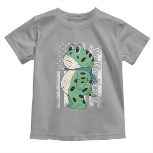 We The People Portland Frog Toddler T Shirt Patriotic Protest American Flag TS02 Sport Gray Print Your Wear