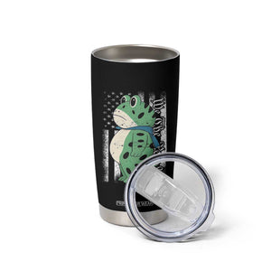 We The People Portland Frog Tumbler Cup Patriotic Protest American Flag TS02 Print Your Wear