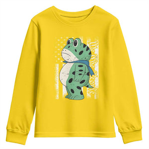 We The People Portland Frog Youth Sweatshirt Patriotic Protest American Flag TS02 Daisy Print Your Wear