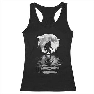 Bigfoot Racerback Tank Top Sasquatch Under The Moon Cryptid TS02 Black Print Your Wear