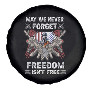 American Veteran Spare Tire Cover May We Never Forget Freedom Is Not Free US Alumni Veterans TS02 Print Your Wear