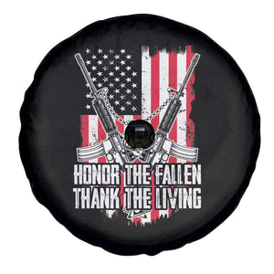 American Veteran Spare Tire Cover Honor The Fallen Thank The Living Memorial Day Veterans Day TS02 Print Your Wear