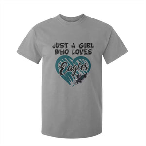 A Girl Who Loves Eagle T Shirt For Kid TS02 Sport Gray Print Your Wear