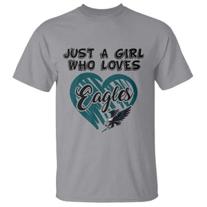 A Girl Who Loves Eagle T Shirt TS02 Sport Gray Print Your Wear