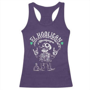 Funny Mexican Mariachi Skeleton Racerback Tank Top El Hooligan Mas Guapo Very Handsome TS02 Purple Print Your Wear