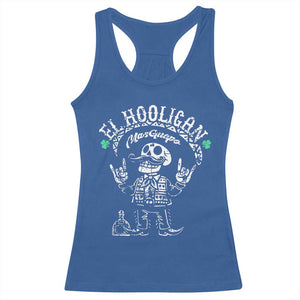 Funny Mexican Mariachi Skeleton Racerback Tank Top El Hooligan Mas Guapo Very Handsome TS02 Royal Blue Print Your Wear