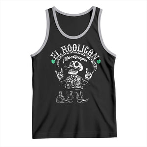 Funny Mexican Mariachi Skeleton Tank Top El Hooligan Mas Guapo Very Handsome TS02 Black Athletic Heather Print Your Wear