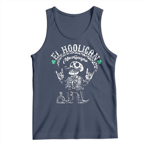 Funny Mexican Mariachi Skeleton Tank Top El Hooligan Mas Guapo Very Handsome TS02 Navy Print Your Wear