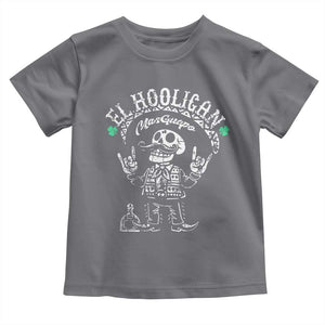 Funny Mexican Mariachi Skeleton Toddler T Shirt El Hooligan Mas Guapo Very Handsome TS02 Charcoal Print Your Wear