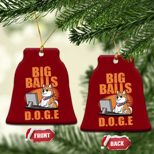 Funny Big Balls D.O.G.E Ceramic Ornament DOGE Shiba TS02 Print Your Wear