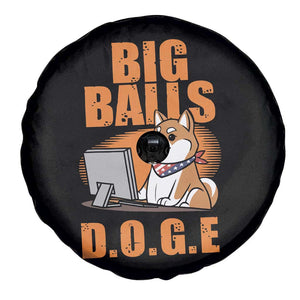 Funny Big Balls D.O.G.E Spare Tire Cover DOGE Shiba TS02 Print Your Wear