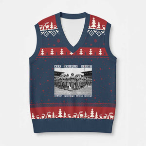 6 Triple 8 V-Neck Knit Sweater Vest Black Women's Army Corps 6888th Battalion TS02 Navy Red Print Your Wear