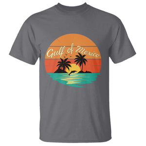 Gulf Of Mexico T Shirt Forever Beach Palms Summer Vacation TS02 Charcoal Print Your Wear