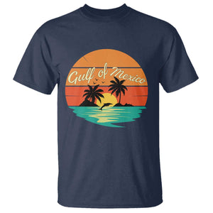 Gulf Of Mexico T Shirt Forever Beach Palms Summer Vacation TS02 Navy Print Your Wear