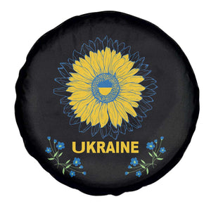 Ukraine Sunflower Spare Tire Cover Ukrainian Flag TS02 Print Your Wear