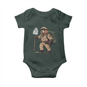 Foxtrot Delta Tango Resist Bear Baby Onesie TS02 Print Your Wear
