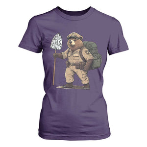 Foxtrot Delta Tango Resist Bear T Shirt For Women TS02 Purple Print Your Wear