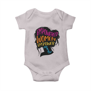 Empowered Women Empower Women Baby Onesie TS02 Ice Gray Print Your Wear