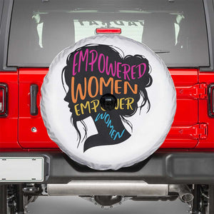 Empowered Women Empower Women Spare Tire Cover TS02 White Print Your Wear