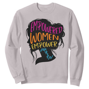 Empowered Women Empower Women Sweatshirt TS02 Ice Gray Print Your Wear
