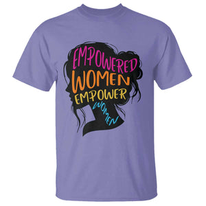Empowered Women Empower Women T Shirt TS02 Violet Print Your Wear