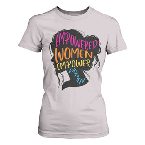 Empowered Women Empower Women T Shirt For Women TS02 Ice Gray Print Your Wear