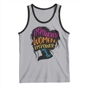 Empowered Women Empower Women Tank Top TS02 Athletic Heather Black Print Your Wear