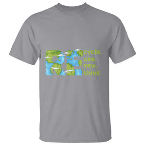 Earth Day T Shirt Recycle Reuse Renew Rethink Outfit For Earth Day 2023 TS02 Sport Gray Printyourwear