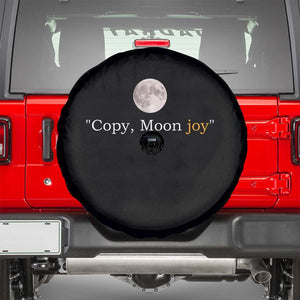 Copy Moon Joy Space Minimalist Spare Tire Cover 2026 Lunar Mission Success TS02 Black Print Your Wear