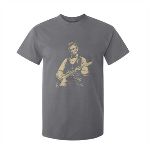 Vintage Rockin Abe Abraham Lincoln Playing Electric Guitar T Shirt For Kid Patriotic Music Rocker Mashup 4th of July Celebration TS02 Charcoal Print Your Wear