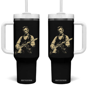 Vintage Rockin Abe Abraham Lincoln Playing Electric Guitar Tumbler With Handle Patriotic Music Rocker Mashup 4th of July Celebration TS02 One Size: 40 oz Black Print Your Wear