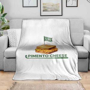 Legendary Pimento Cheese Sandwich Golf Snack Throw Blanket Funny Georgia Southern Golfing Traditions Fan Humor TS02 Print Your Wear