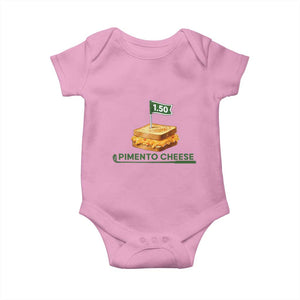 Legendary Pimento Cheese Sandwich Golf Snack Baby Onesie Funny Georgia Southern Golfing Traditions Fan Humor TS02 Light Pink Print Your Wear