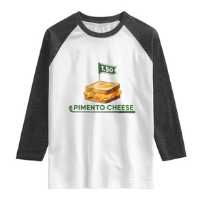 Legendary Pimento Cheese Sandwich Golf Snack Raglan Shirt Funny Georgia Southern Golfing Traditions Fan Humor TS02 White Heather Charcoal Print Your Wear