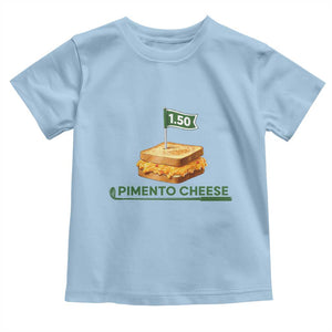 Legendary Pimento Cheese Sandwich Golf Snack Toddler T Shirt Funny Georgia Southern Golfing Traditions Fan Humor TS02 Light Blue Print Your Wear
