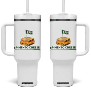 Legendary Pimento Cheese Sandwich Golf Snack Tumbler With Handle Funny Georgia Southern Golfing Traditions Fan Humor TS02 One Size: 40 oz White Print Your Wear